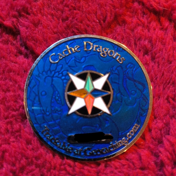 CacheDragon Geocaching Coin - Picture 2 of 2